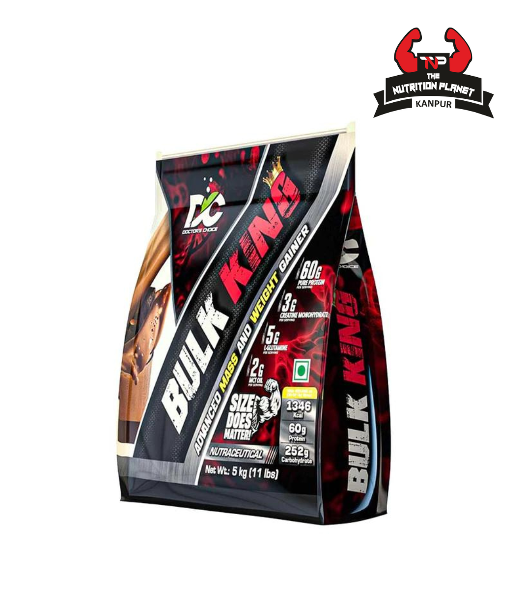 Doctor's Choice Bulking Advance Mass and Weight Gainer - DC Bulking Mass Gainer 5Kg